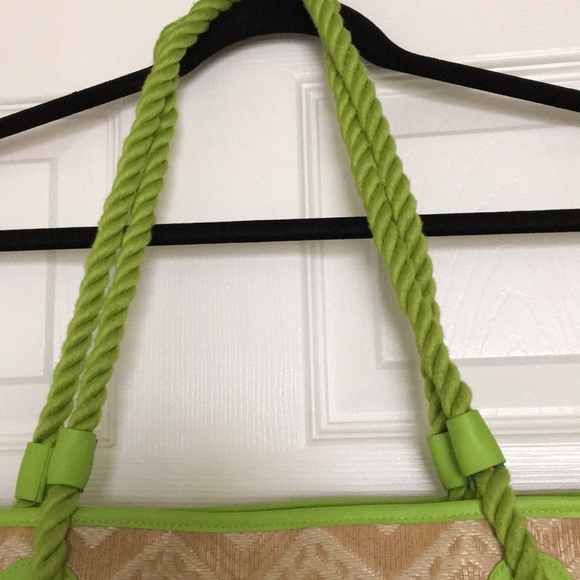 Vera Bradley Large Straw Tote - Picture 2 of 7